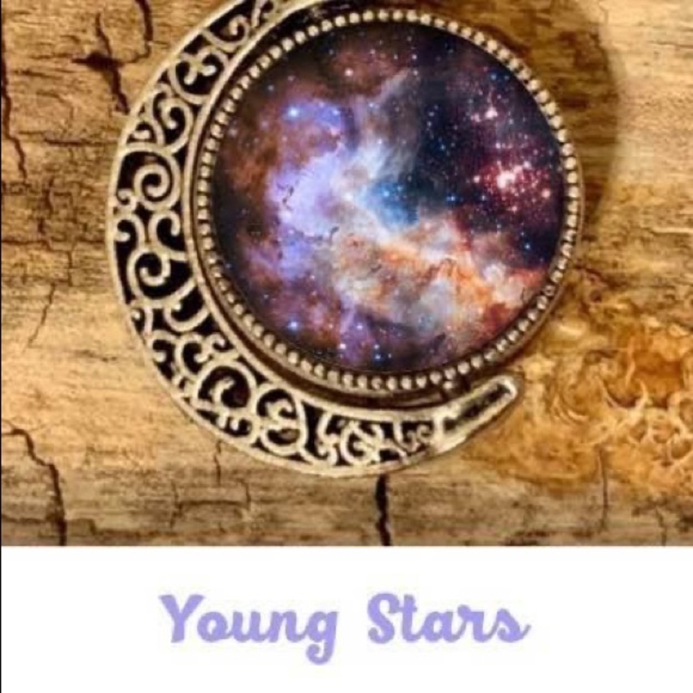 NWOT Space Crescent Moon Necklaces - 8 Designs